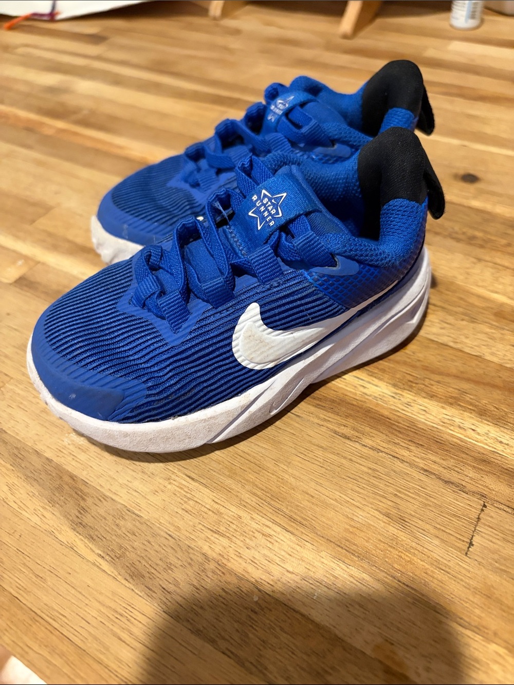 Nike Kids Royal Blue and White Athletic Sneakers